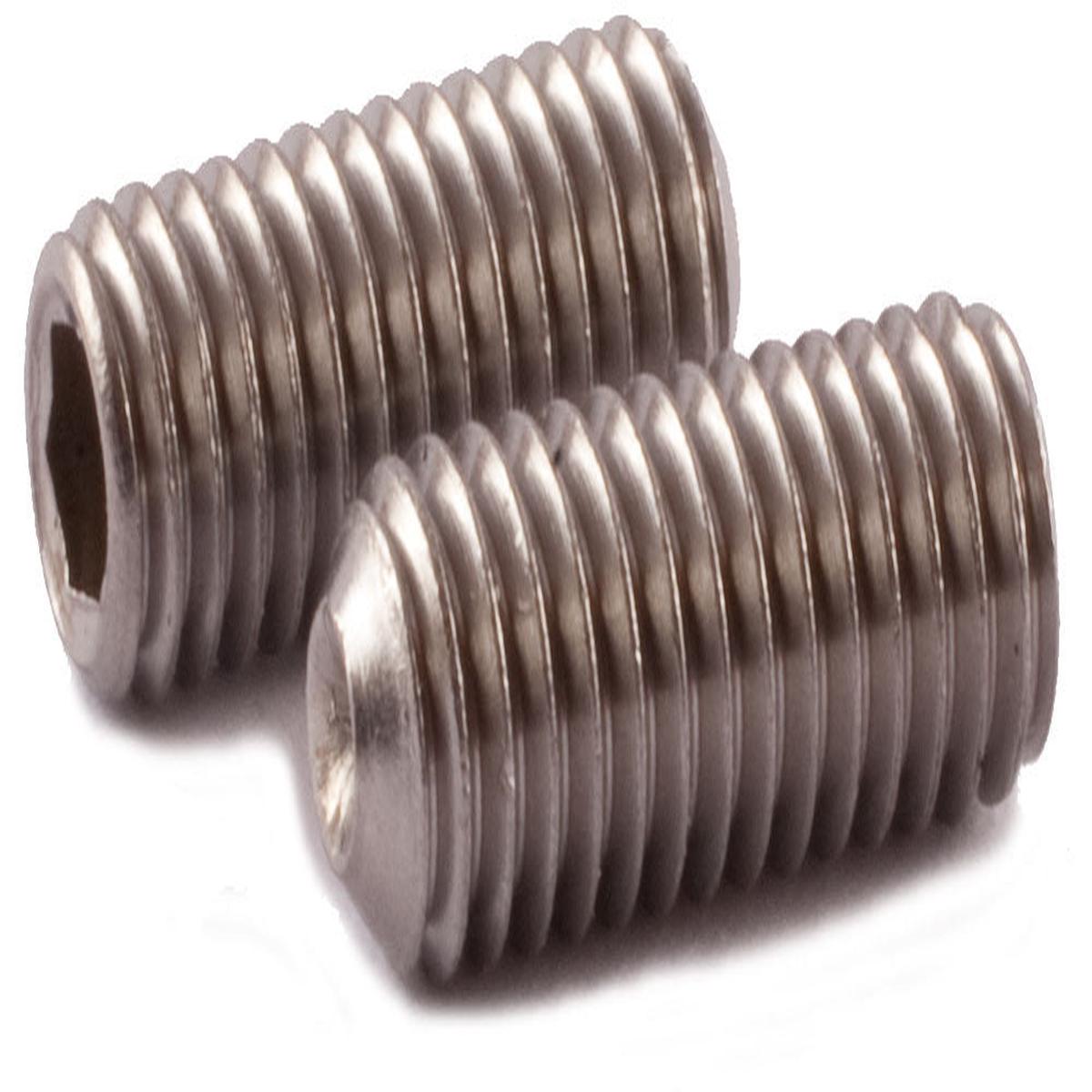 M2.5-0.45 x 8 Socket Set Screw Cup Point DIN 916 A2 (18-8) Stainless Steel