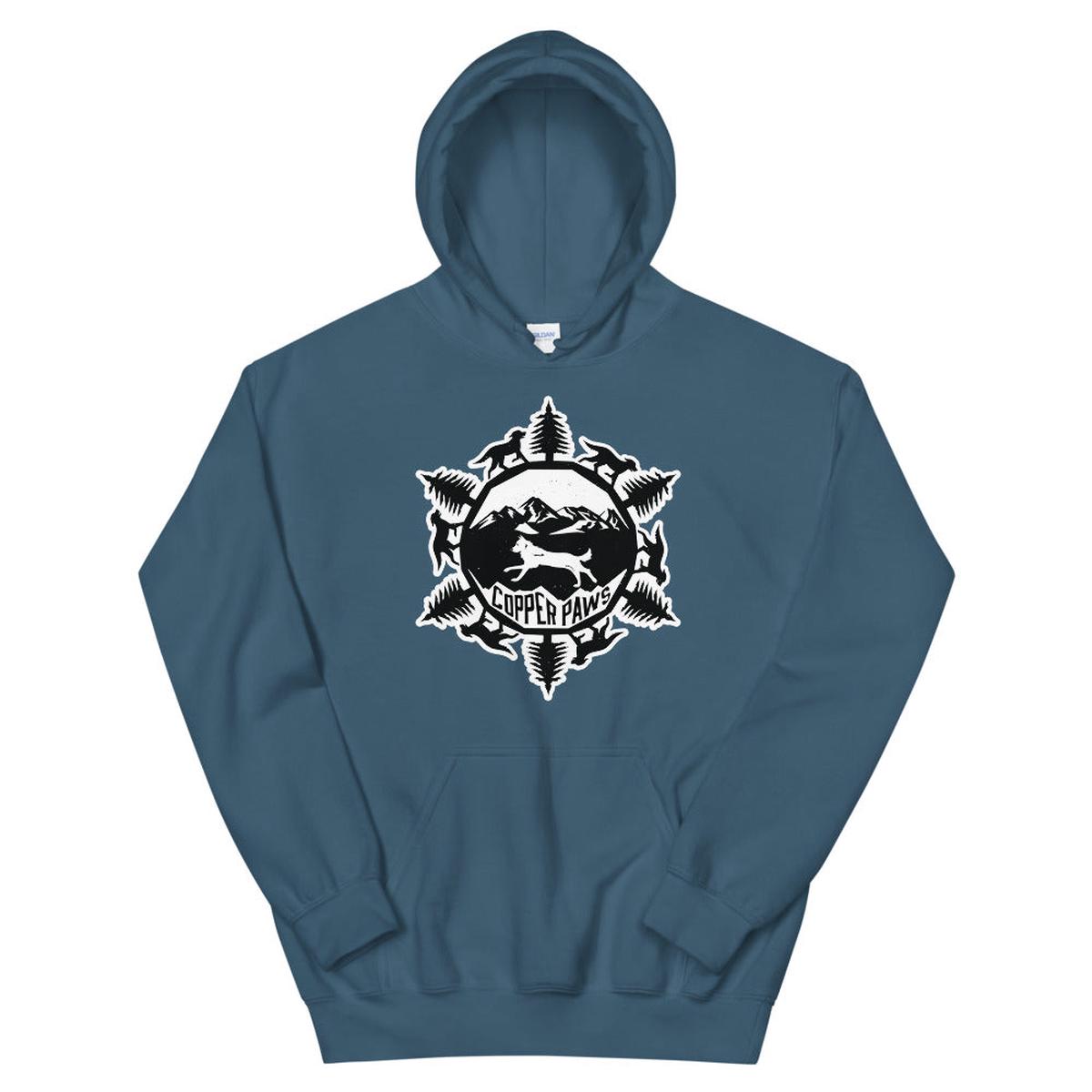 PupFlake Hoodie - Indigo Blue | S