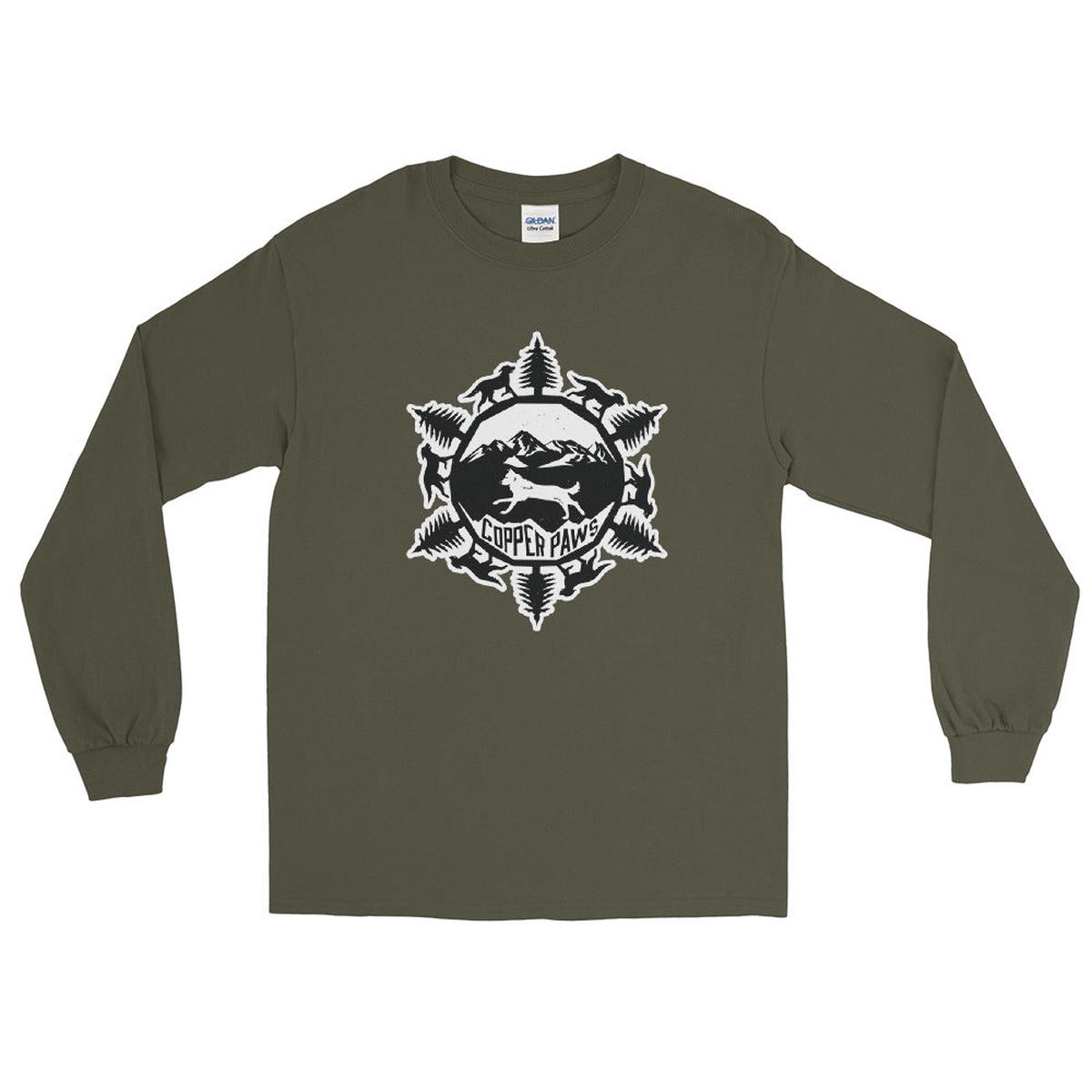 PupFlake Long Sleeve - Military Green | S
