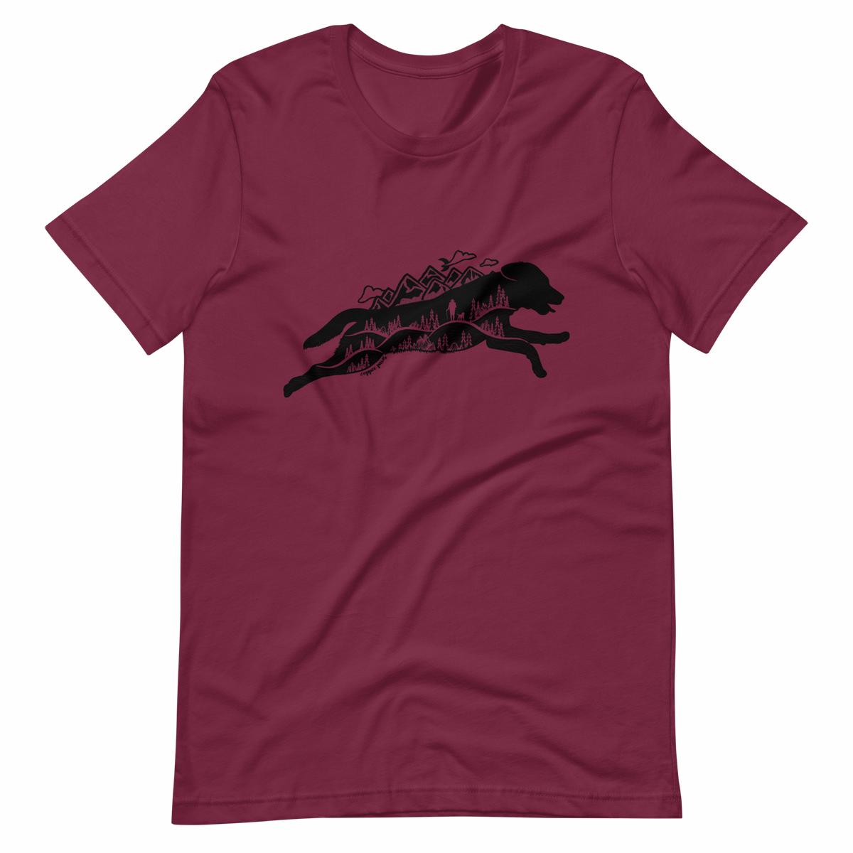 Running Wild Tee - Maroon | 4XL