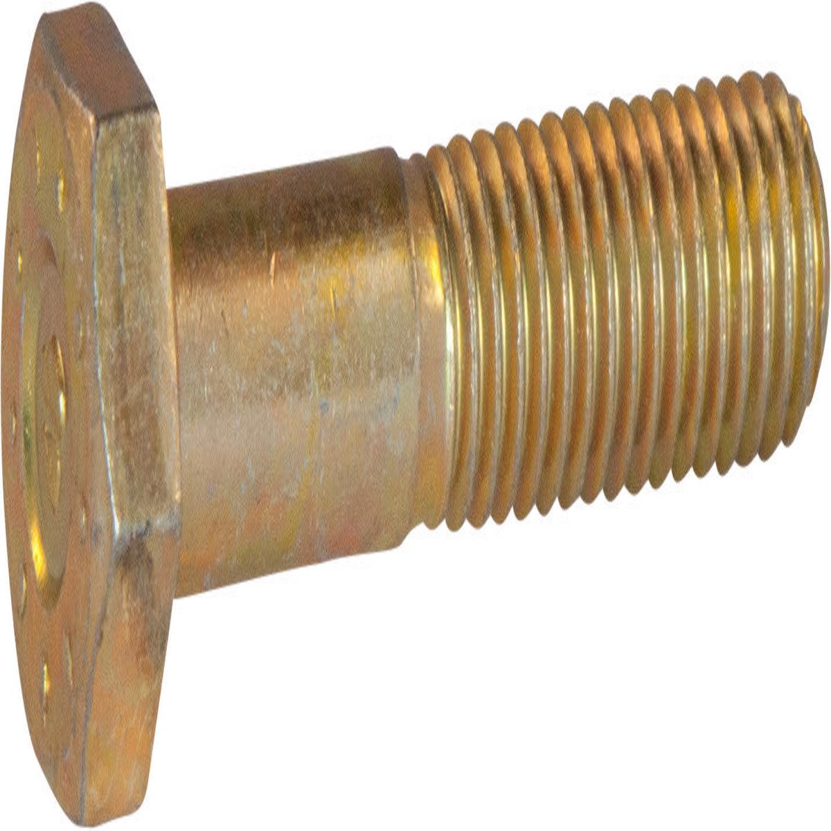 1 1/2-12 x 5 L9 Hex Cap Screw Yellow Zinc Plated Domestic USA (5)
