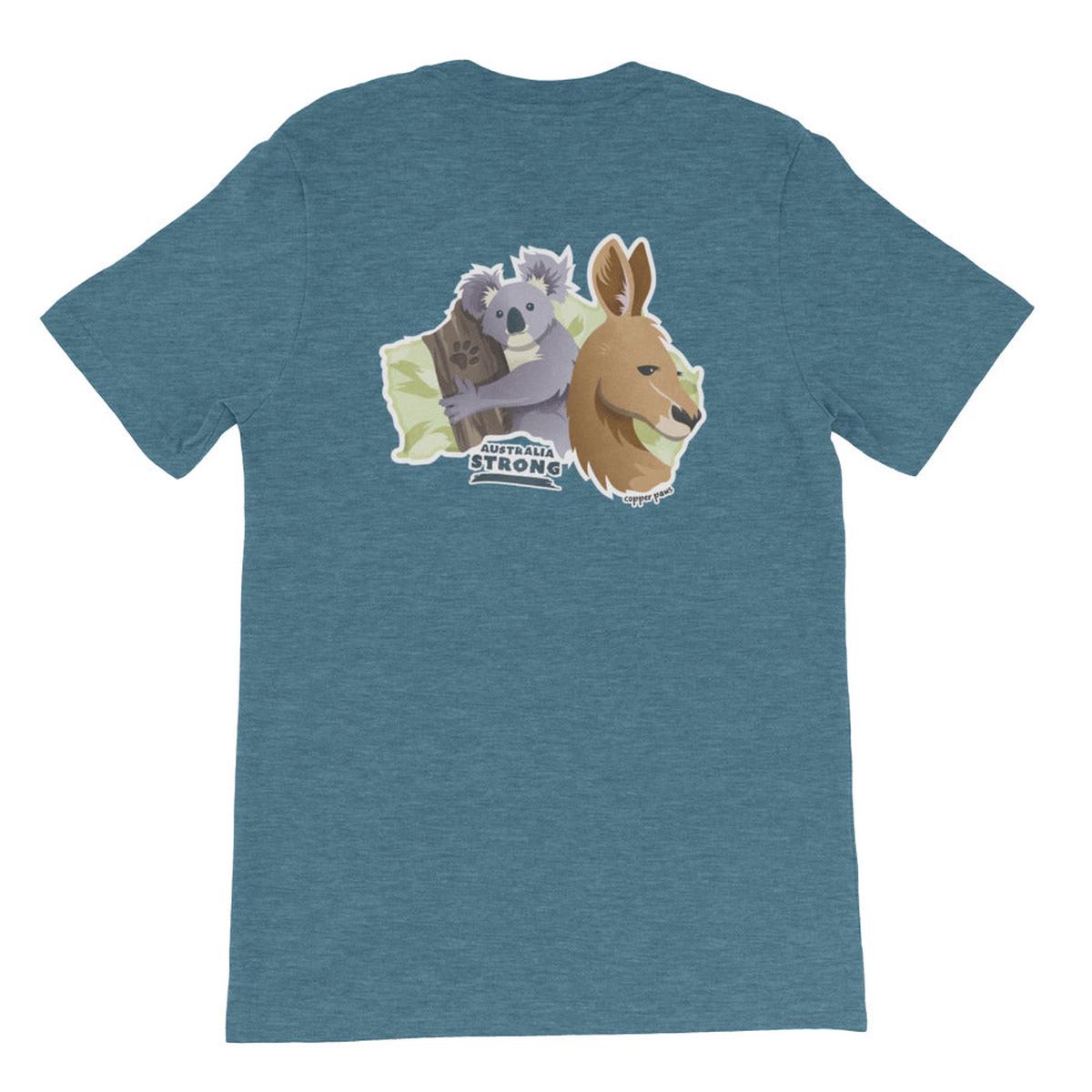 Outback Tee - Heather Deep Teal | M