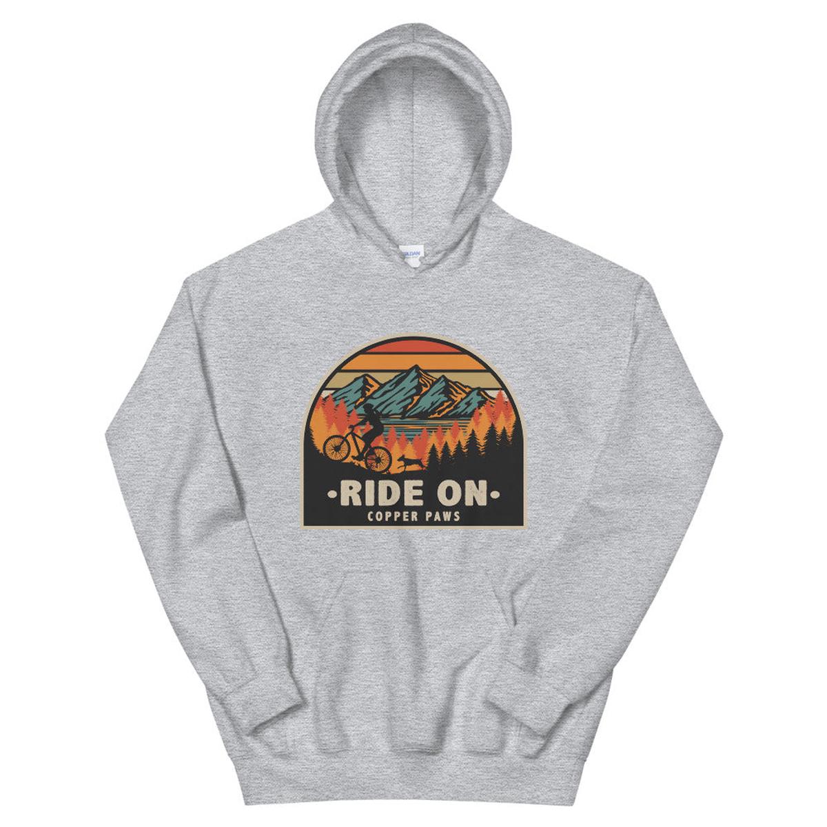 Ride On Hoodie - Sport Grey | 4XL