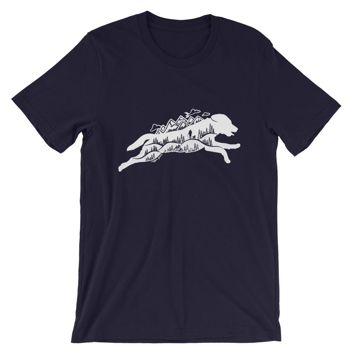 Running Wild Tee - Navy | L
