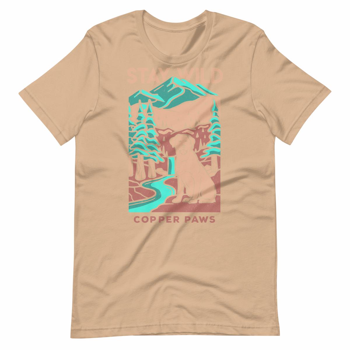 Stay Wild Tee - Tan | 3XL