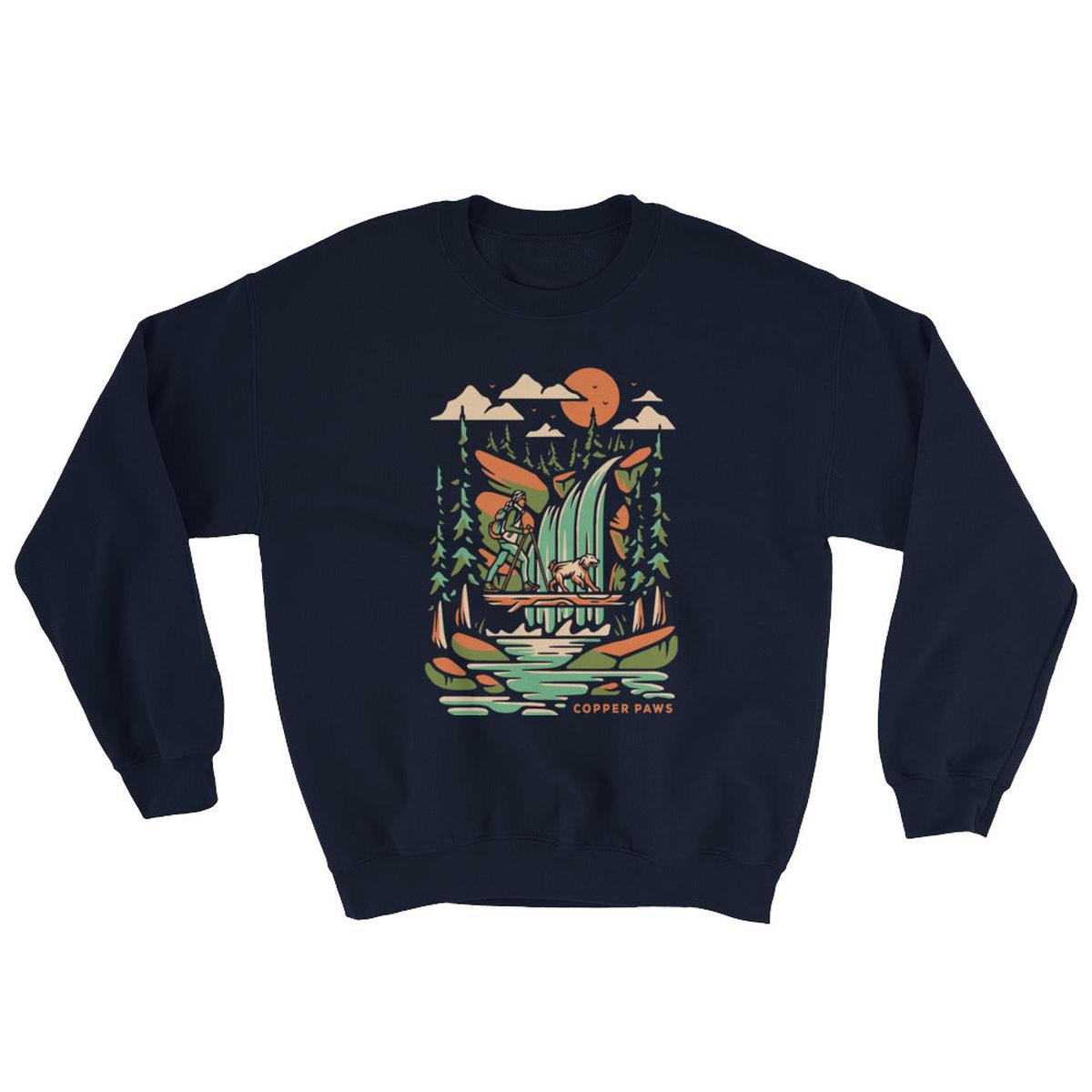 Waterfall Hike Sweatshirt - Navy | XL