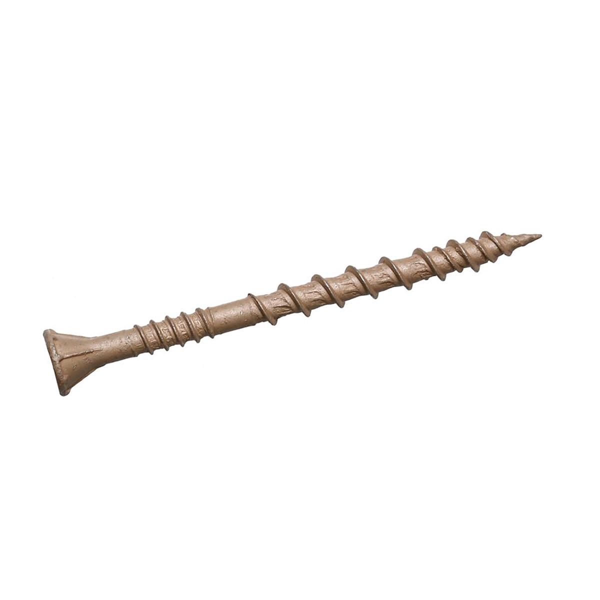 #10 x 3 1/2 Simpson Deck-Drive DSV WOOD Quik Guard Coating Screw (T25 6-Lobe) Tan - Box (350)