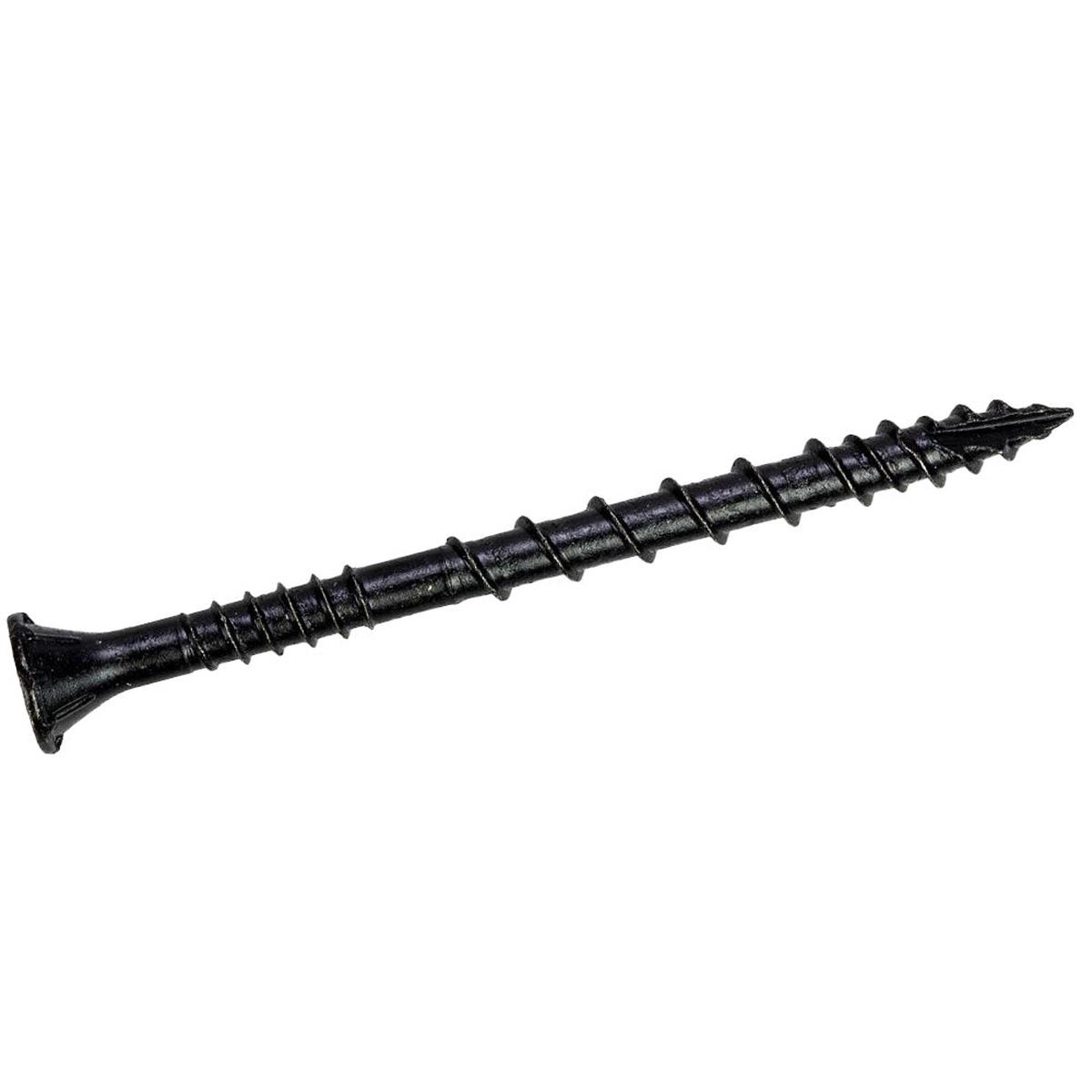 #10 x 3 Simpson Deck-Drive DSV WOOD Quik Guard Coating Screw (T25 6-Lobe) Black - Box (210)