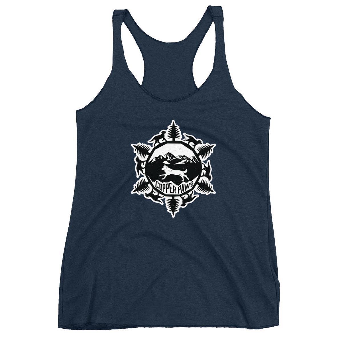 PupFlake Women's Tank - Vintage Navy | M