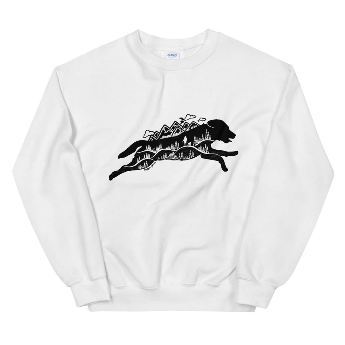 Running Wild Sweatshirt - White | XL