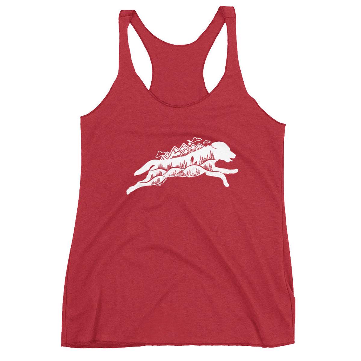 Running Wild Women's Tank - Vintage Red | XL