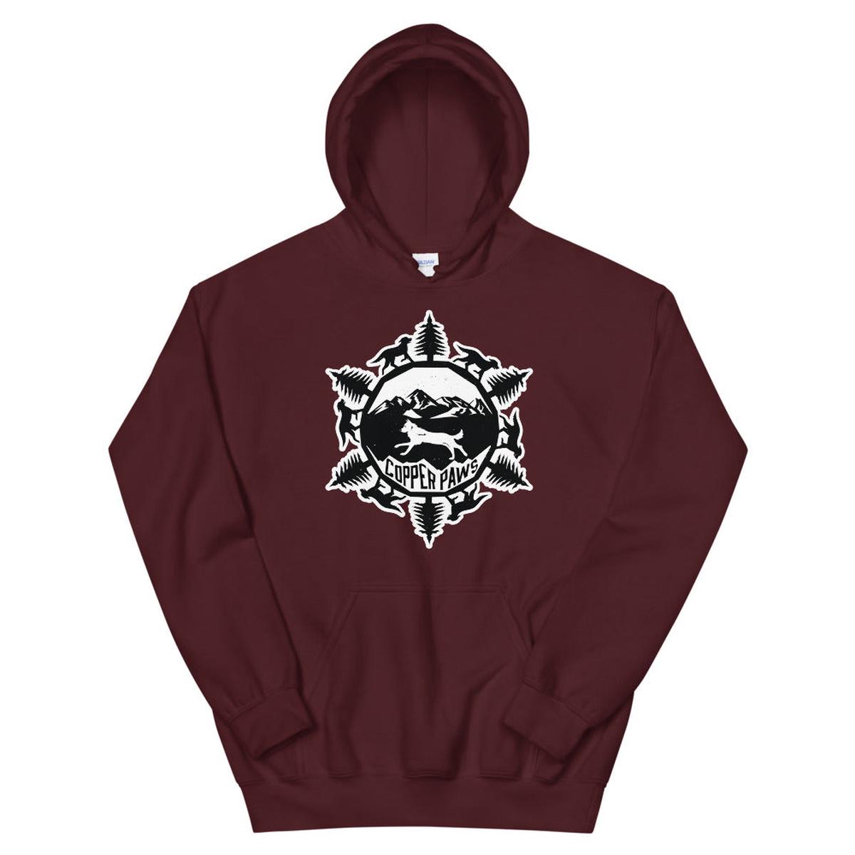 PupFlake Hoodie - Maroon | M