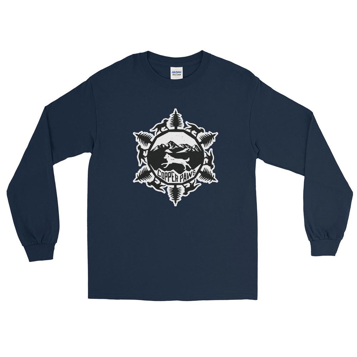 PupFlake Long Sleeve - Navy | M