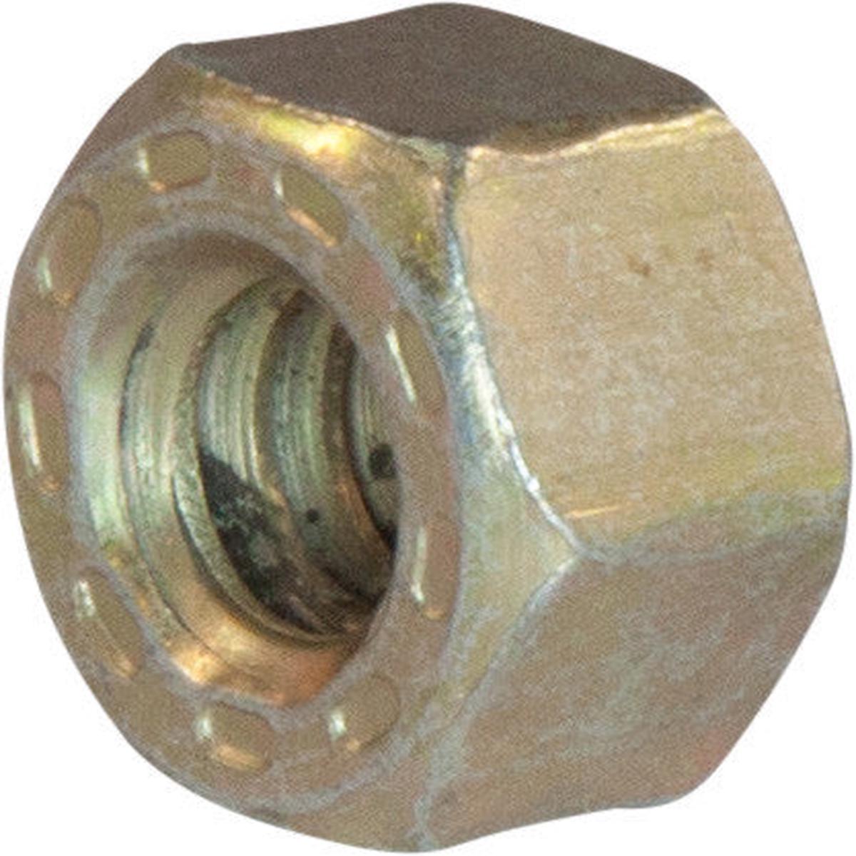 1 1/2-6 L9 Hex Nut Alloy Cadmium Yellow and Wax Coated Domestic USA (5)