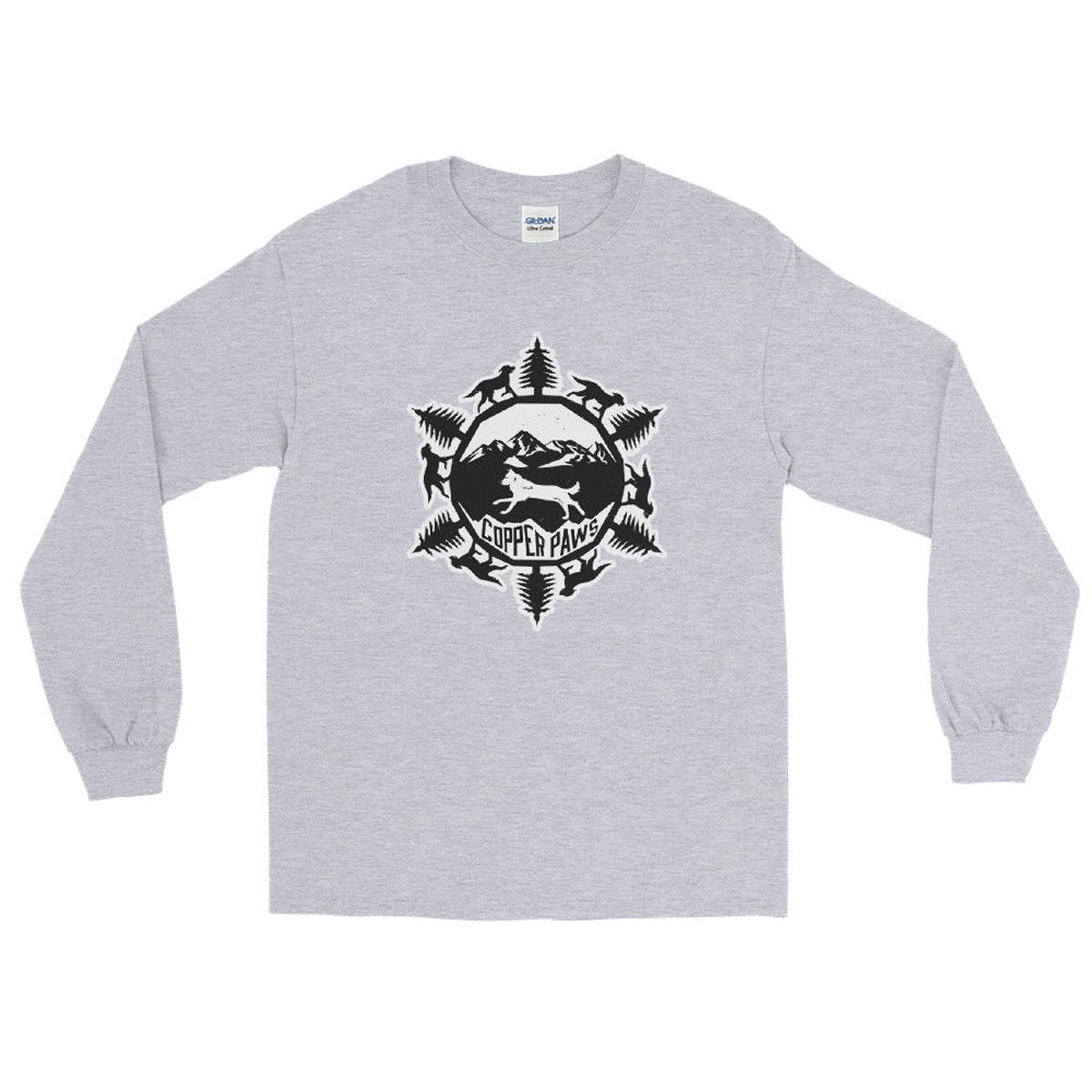 PupFlake Long Sleeve - Sport Grey | 4XL