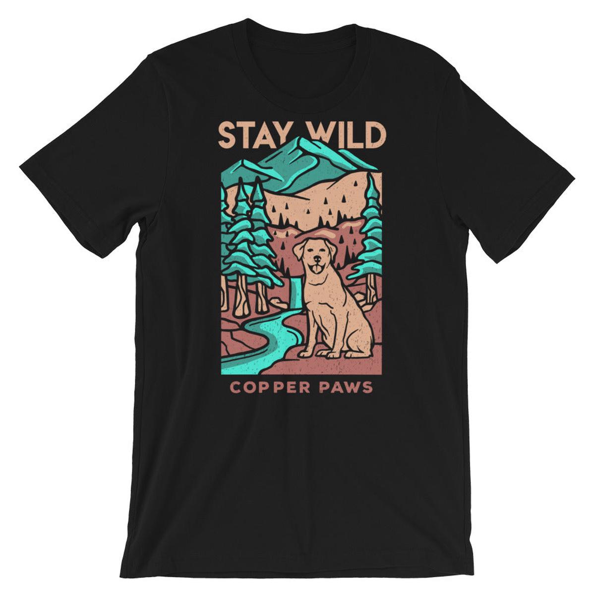 Stay Wild Tee - Black | 3XL