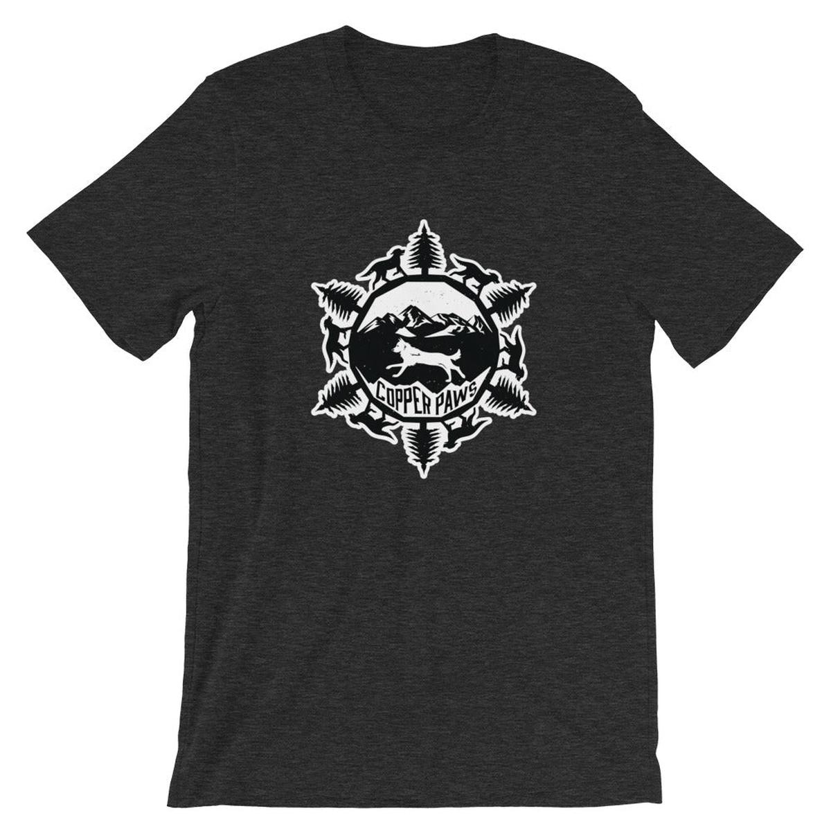PupFlake Tee - Dark Grey Heather | XL