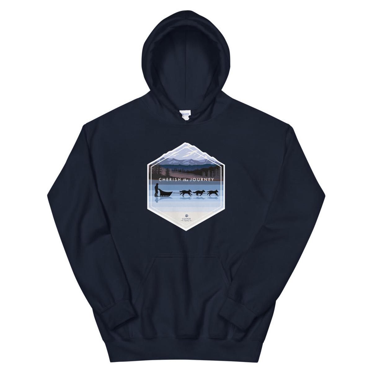 Sledding Journey Hoodie - Navy | XL