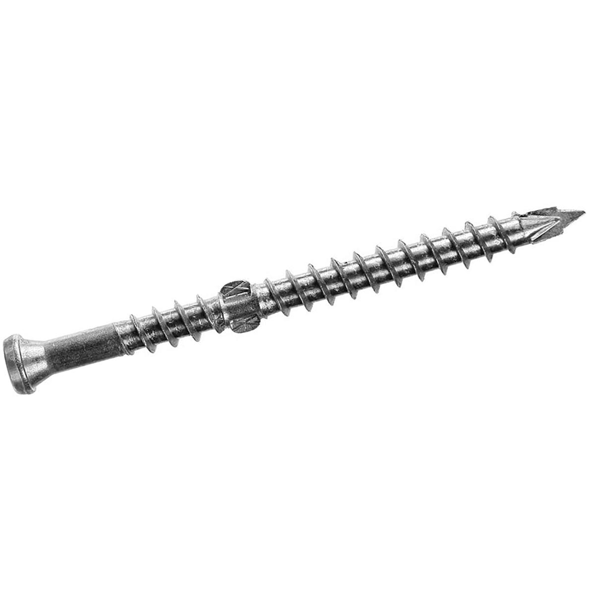 #10 x 2 1/2 Simpson Strong-Tie Square Head Deck-Drive DHPD HARDWOOD Screw 305 Stainless Steel (#2 Square) - Box (350)