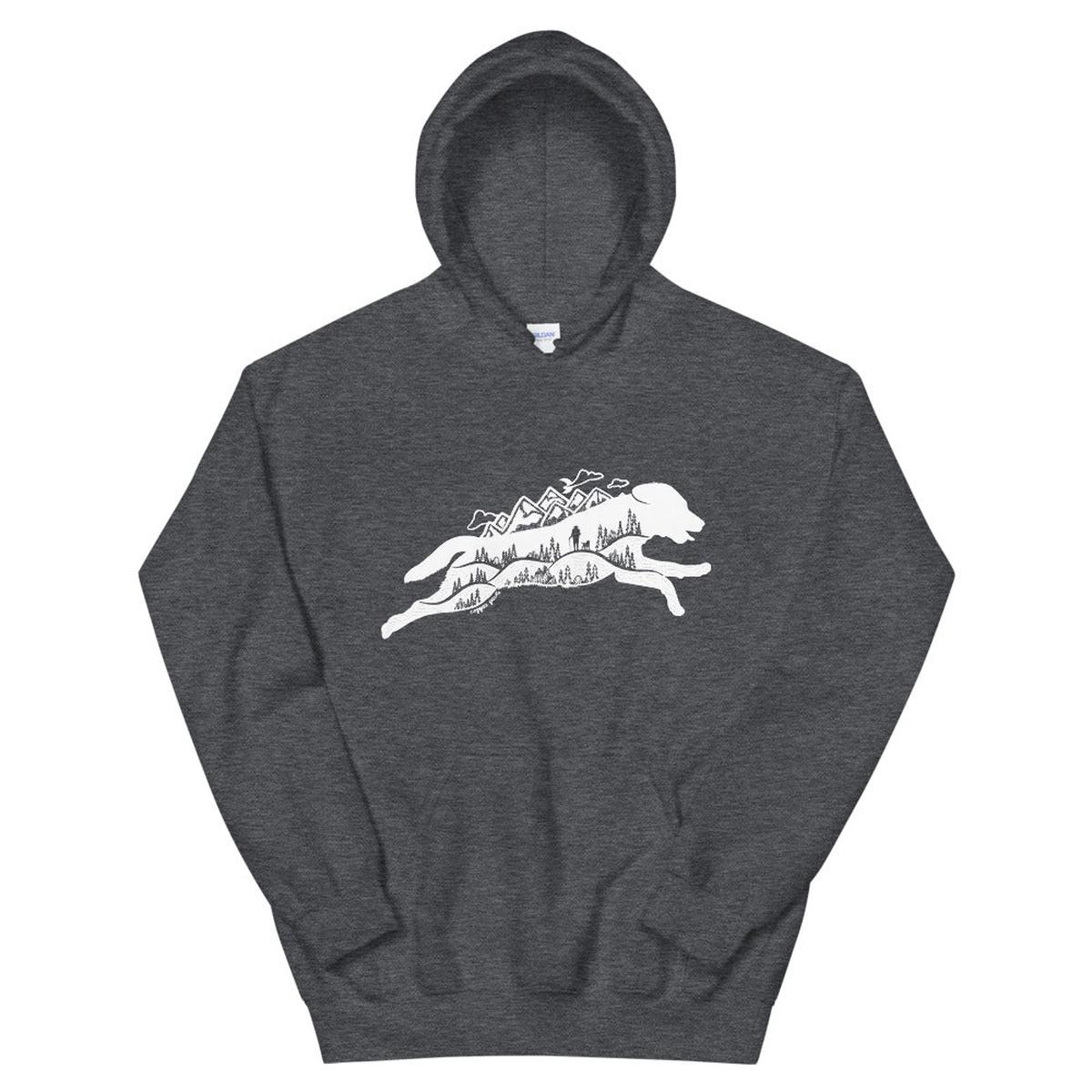 Running Wild Hoodie - Dark Heather | 2XL