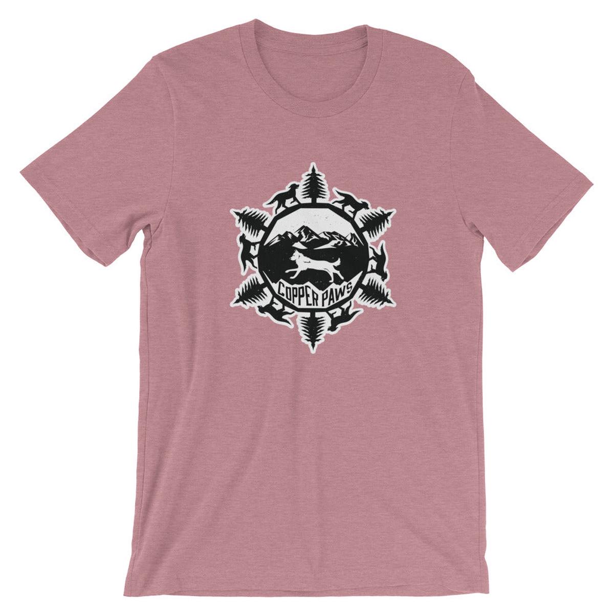 PupFlake Tee - Heather Orchid | S