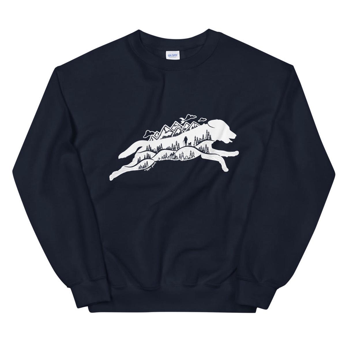 Running Wild Sweatshirt - Navy | L