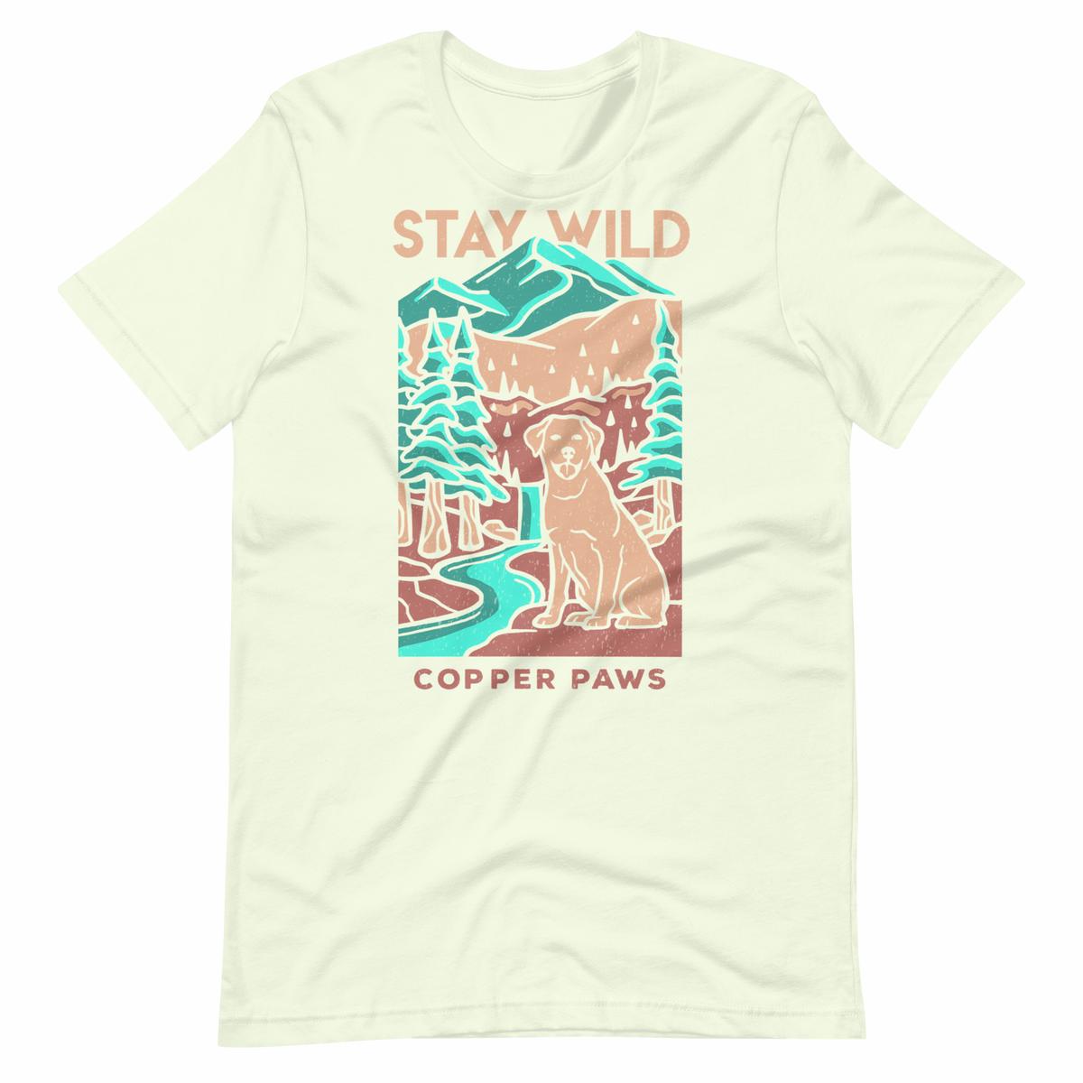 Stay Wild Tee - Citron | 3XL