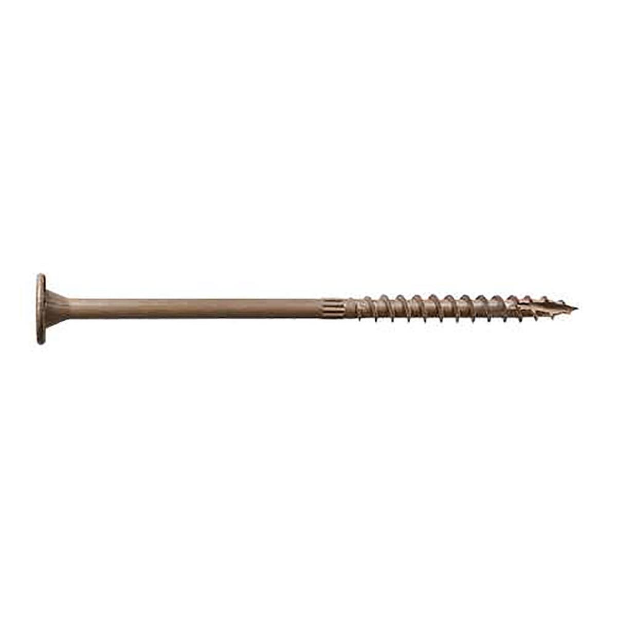 0.22 x 10 Simpson Strong-Drive SDWS TIMBER Screw Double-Barrier Coating (Exterior Screw) Tan- Pack (12)