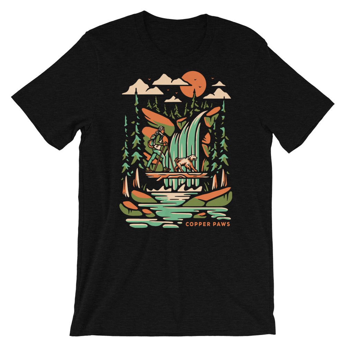 Waterfall Hike Tee - Black Heather | XL