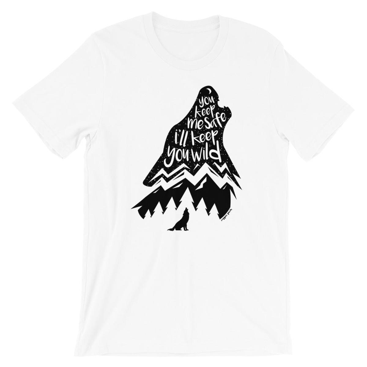 Wild Wolf Tee - White | M