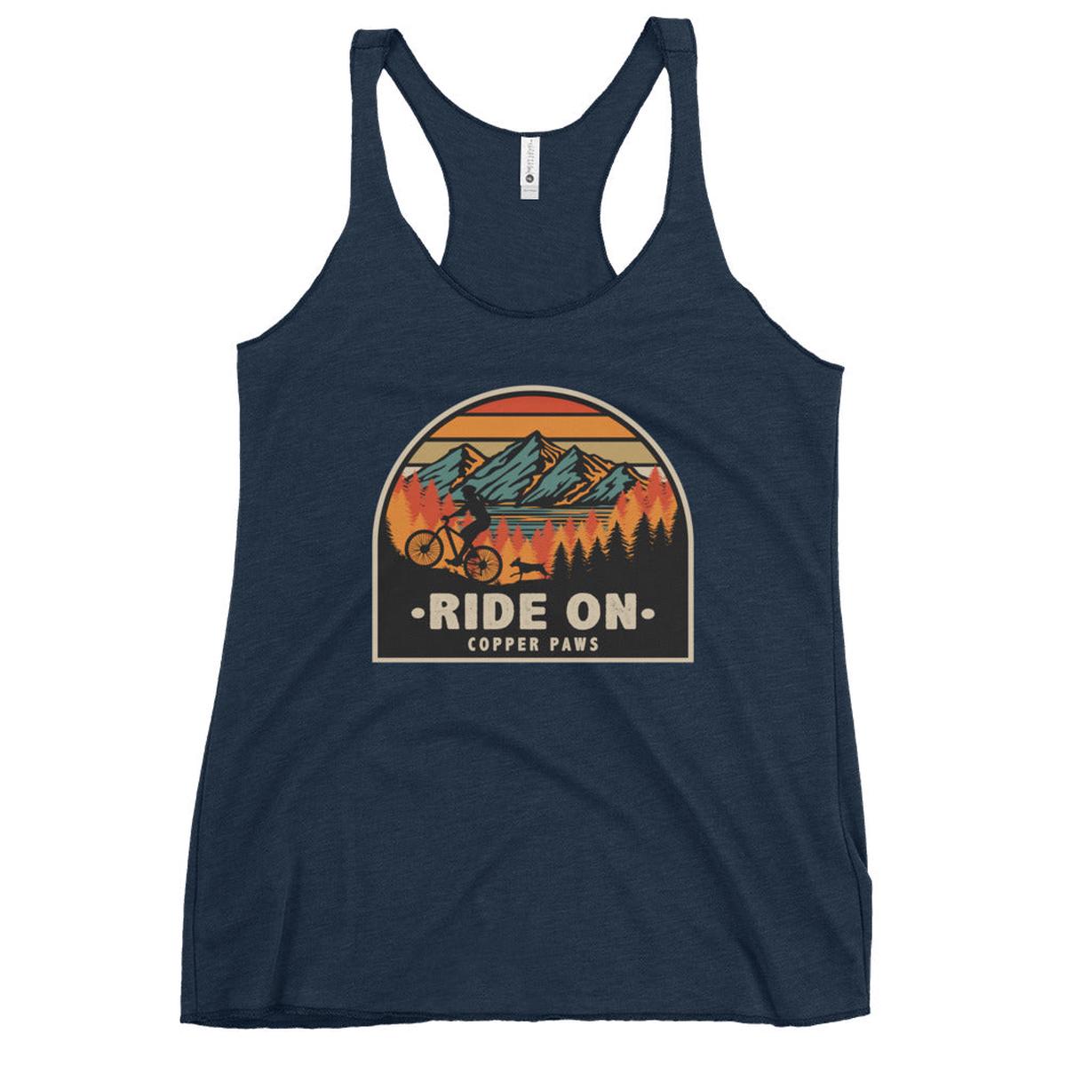 Ride On Women's Tank - Vintage Navy | XL