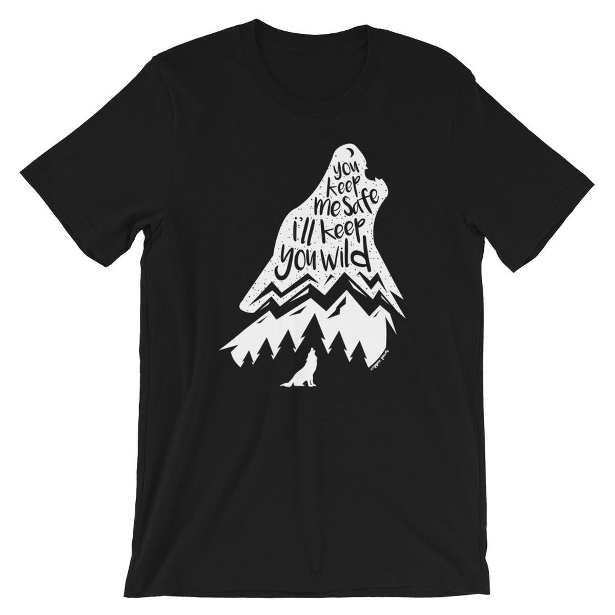 Wild Wolf Tee - Black | L