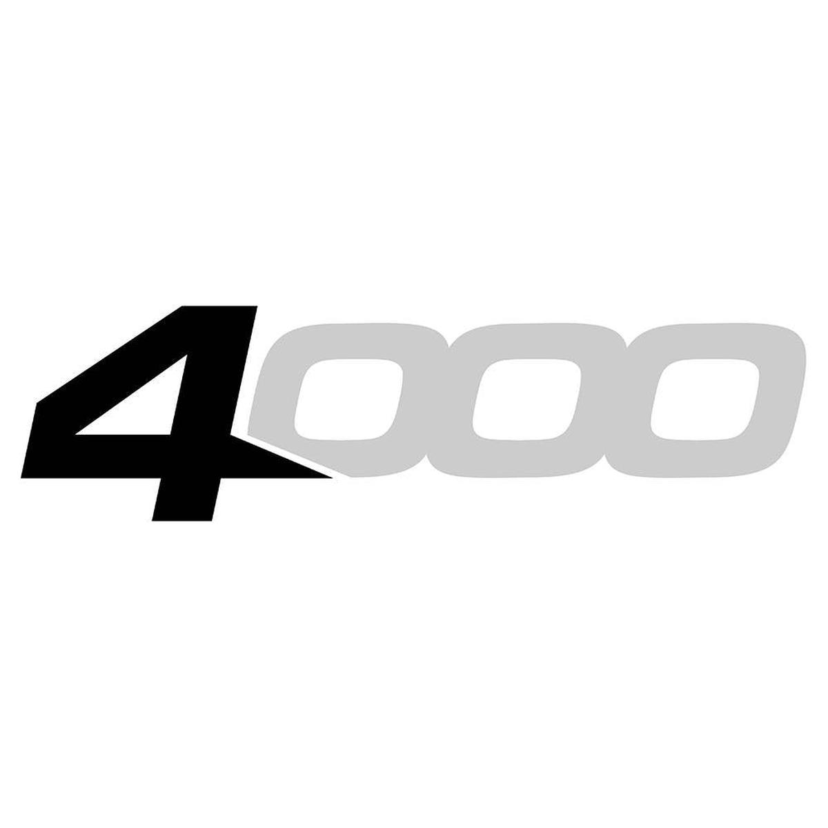 4000 Sticker - Black/White