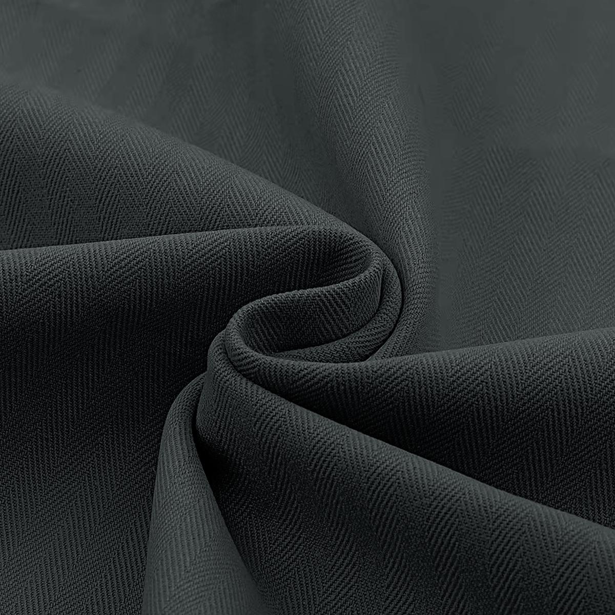 60" Herringbone Cotton Coutil - (3 Colours) - Black