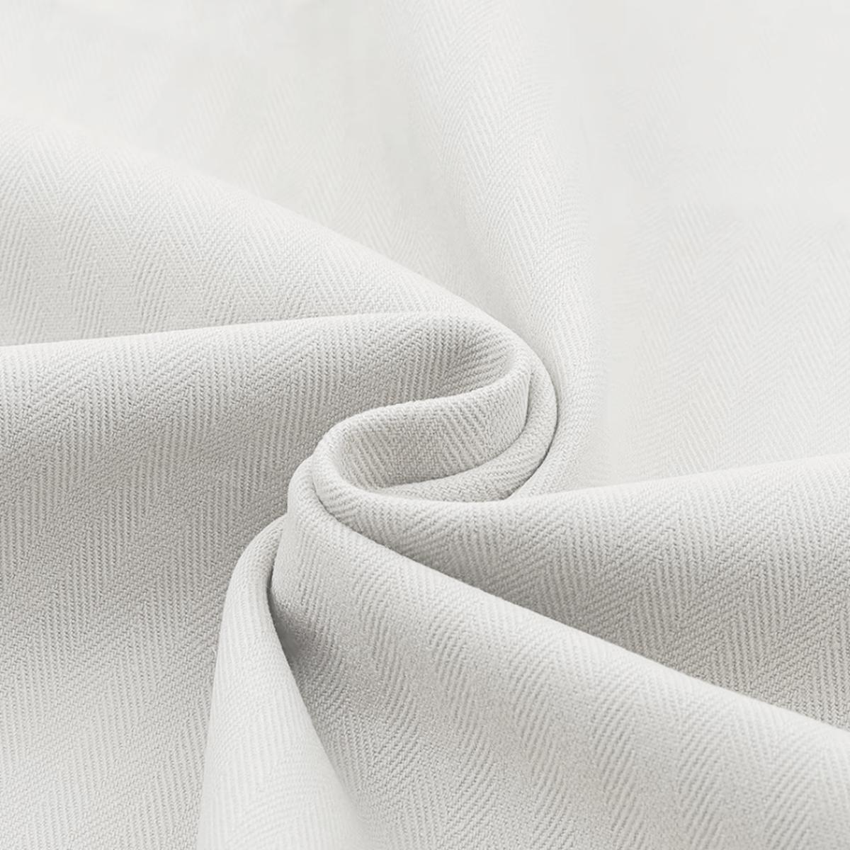 60" Herringbone Cotton Coutil - (3 Colours) - Off White