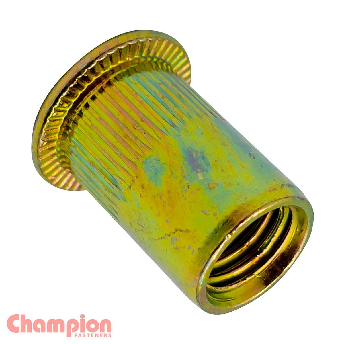 Champion - Rivet Nuts Inserts Steel M4 x 0.7mm | SRN4