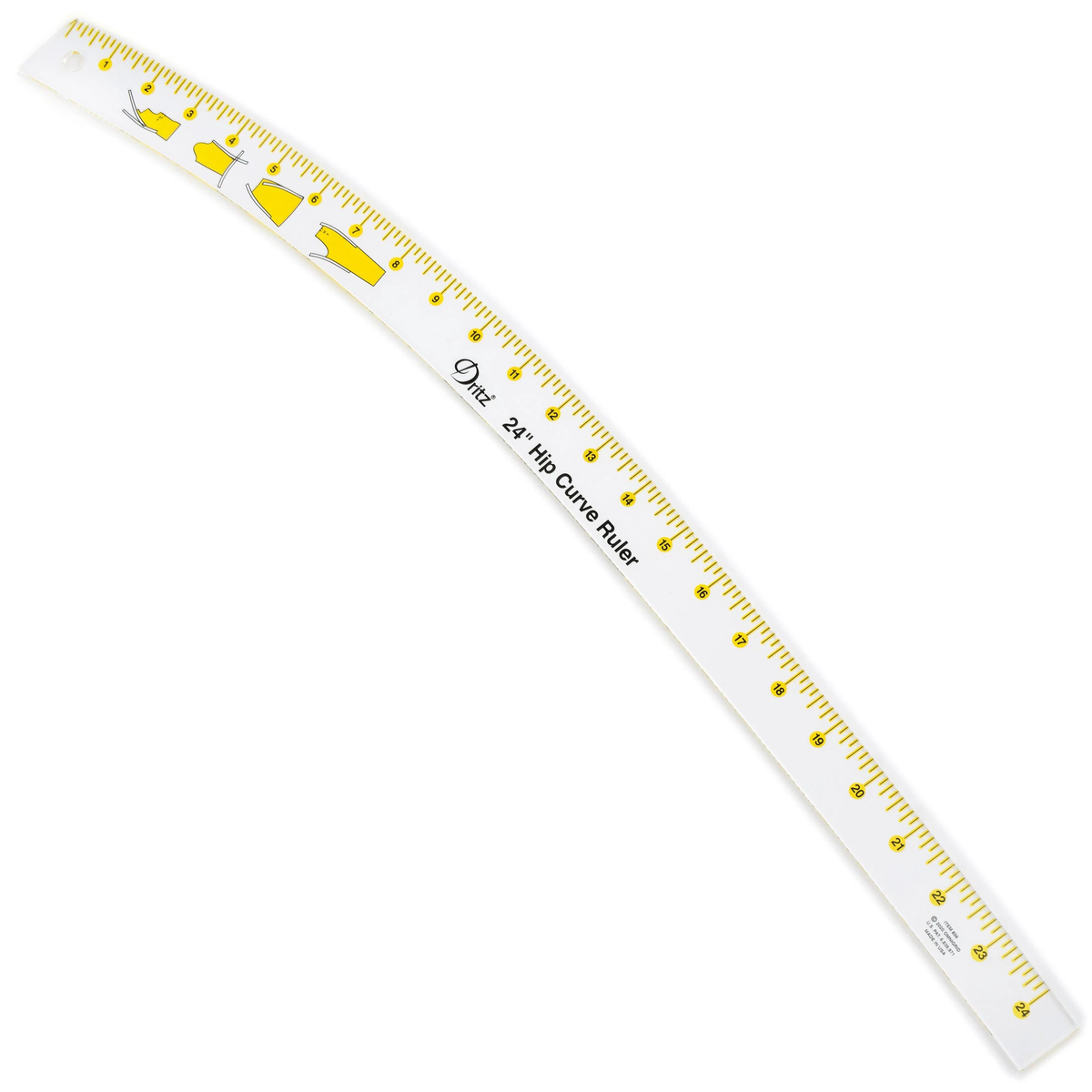 DRITZ 24" Hip Curve Stick Ruler