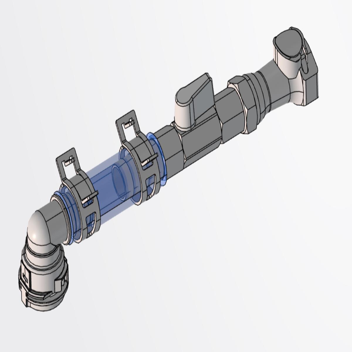 ESS COOLANT LEAK TEST PLUG/DRAIN HOSE