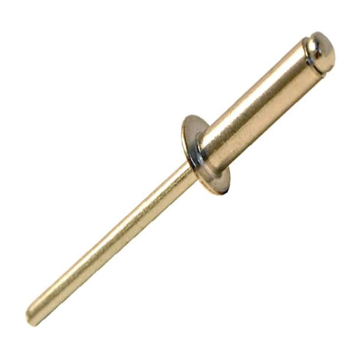 ForgeFix Aluminium Rivets 4.0 x 8mm Bag of 100