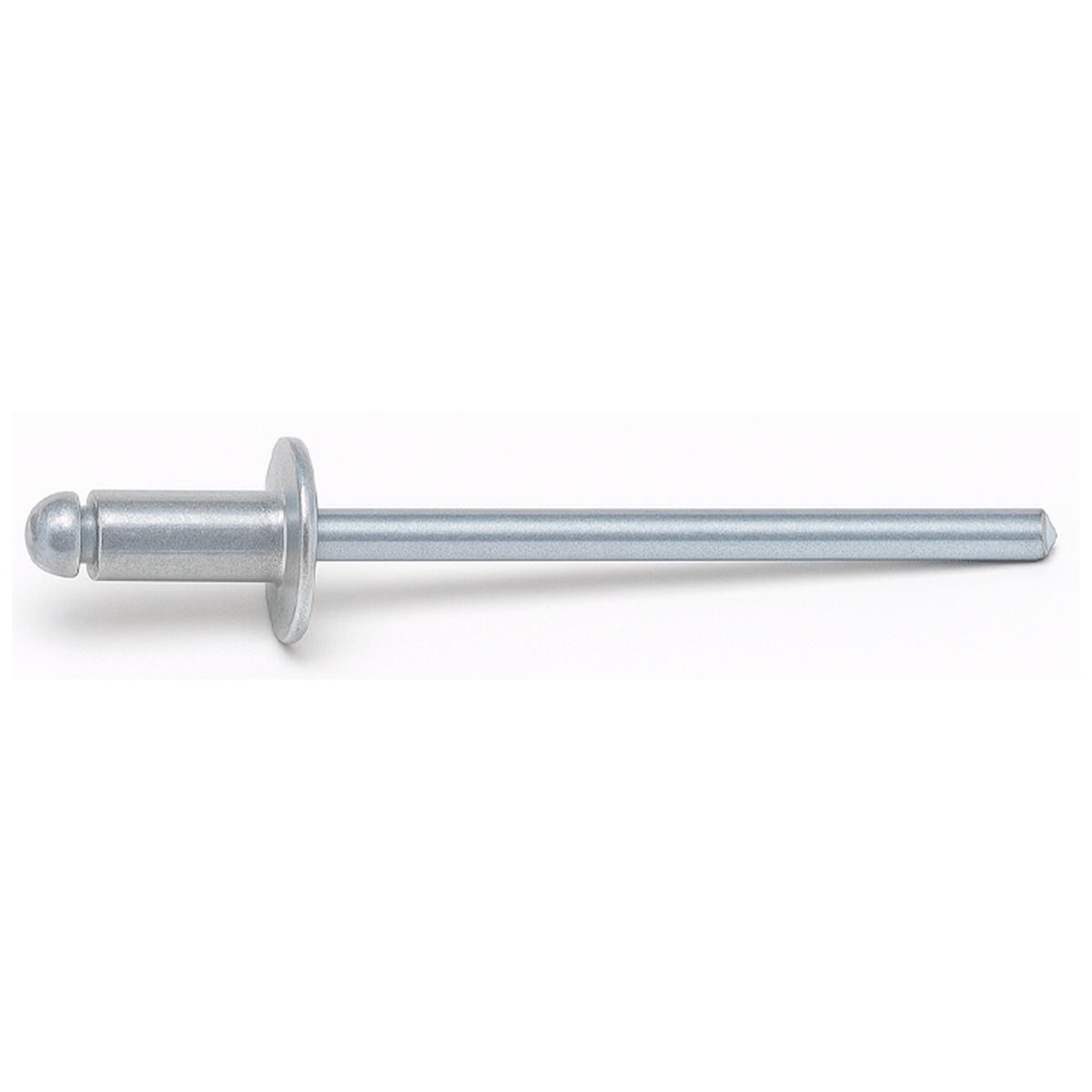RIVETS ALUMINIUM 3.4X12MM 100PCS