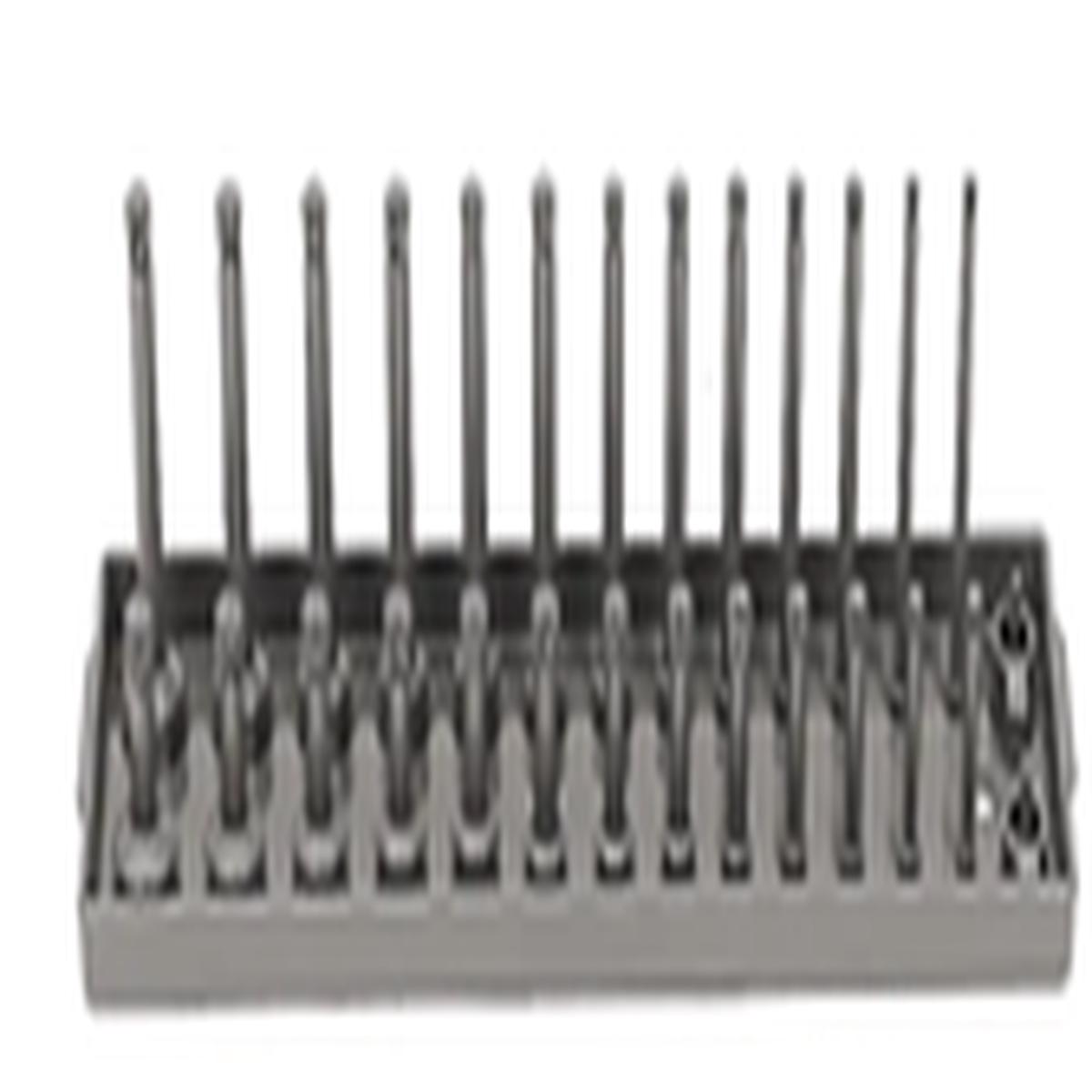 SOCKET TRAY, METRIC, 1/4" DRIVE