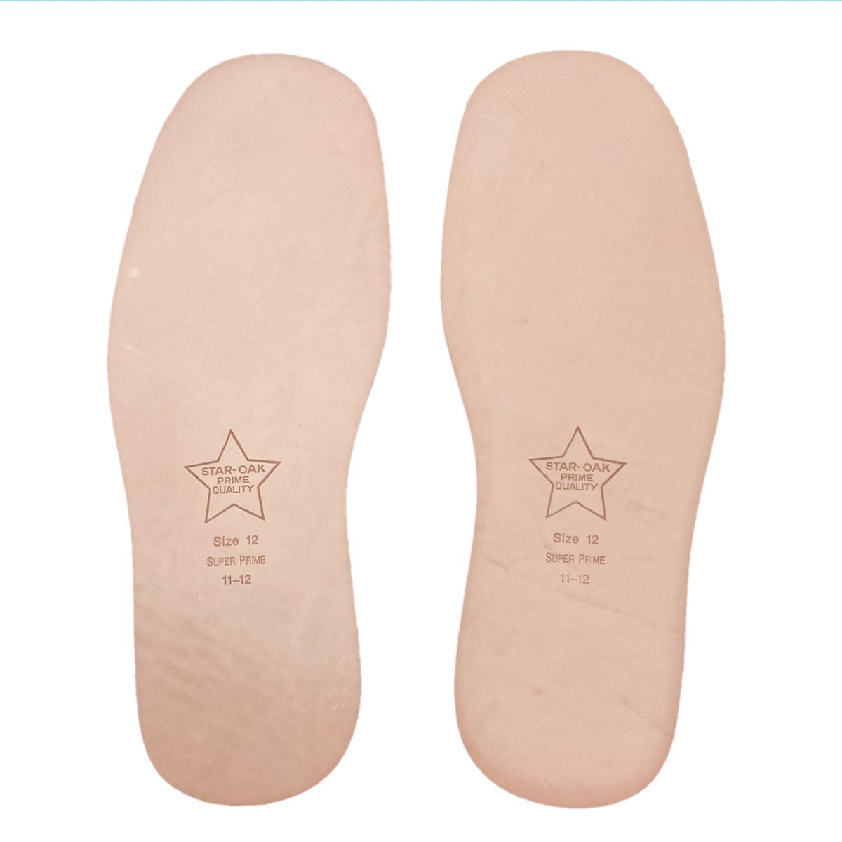 Star Oak Super Prime Leather Full Sole - Size 12