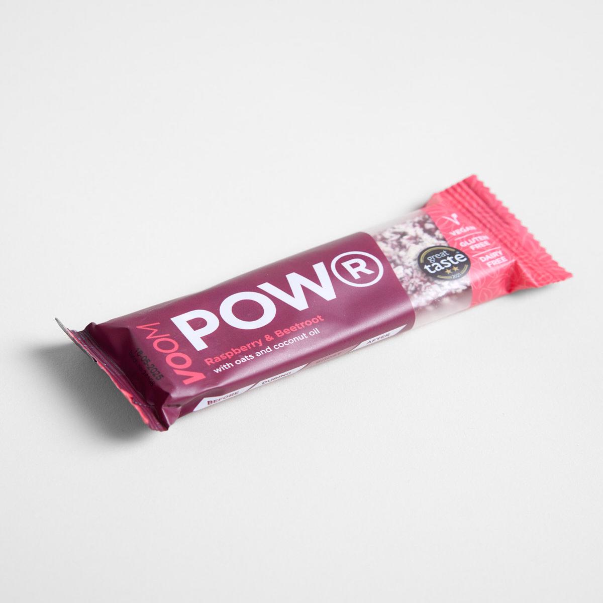 VOOM POW PLANT Endurance Bars - Raspberry & Beetroot