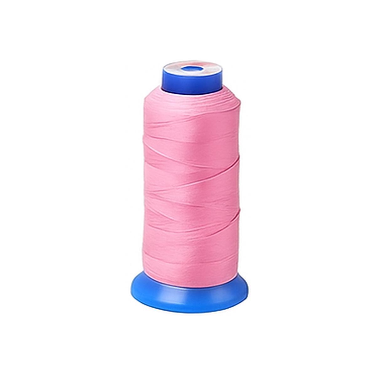 Waxed Twisted Polyester Thread - 18 Colours (500 Yards) - Pink