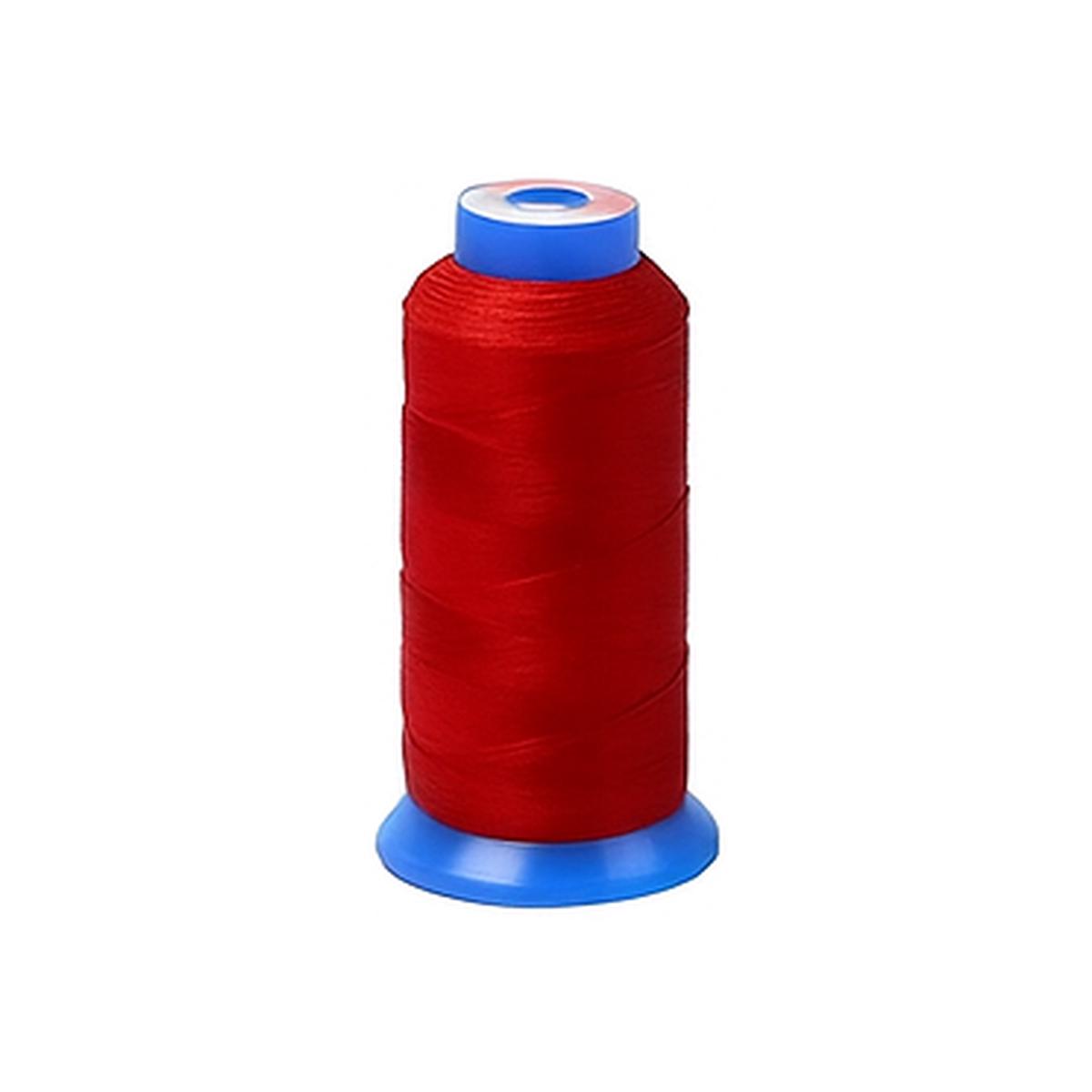 Waxed Twisted Polyester Thread - 18 Colours (500 Yards) - Red