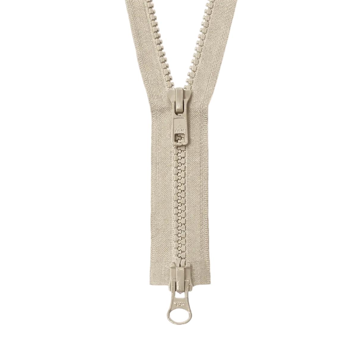 YKK VISLON #5VS Plastic Two-Way Open End Zipper  Beige 572 (5 Sizes)