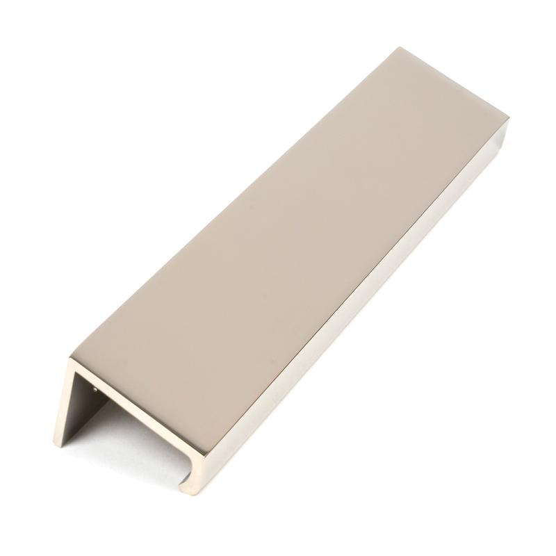 From The Anvil - Polished Nickel 200mm Plain Edge Pull